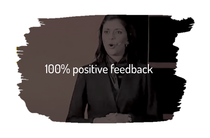 100% positive feedback