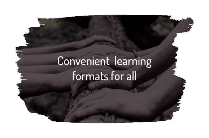 convenient learning formats for all
